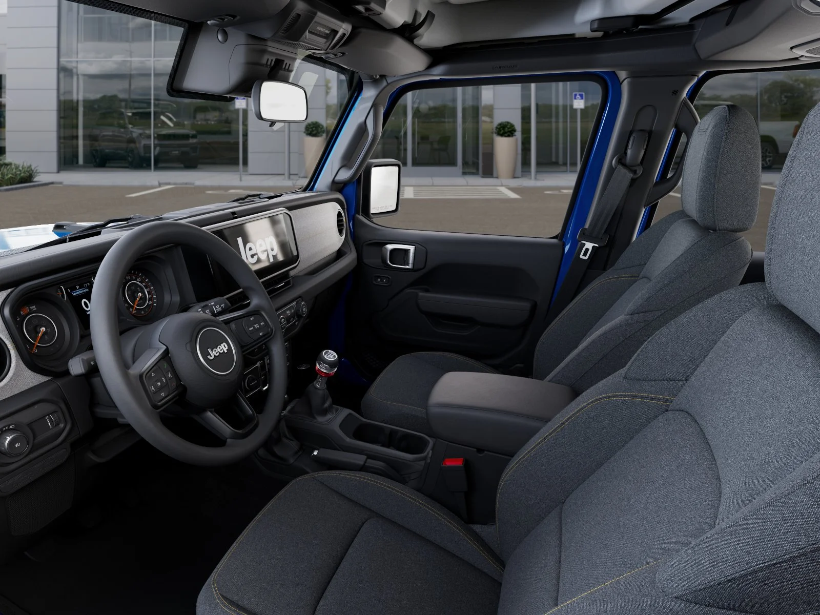 New 2026 Hydro Blue Pearl-Coat Exterior Paint Jeep Sport image 44