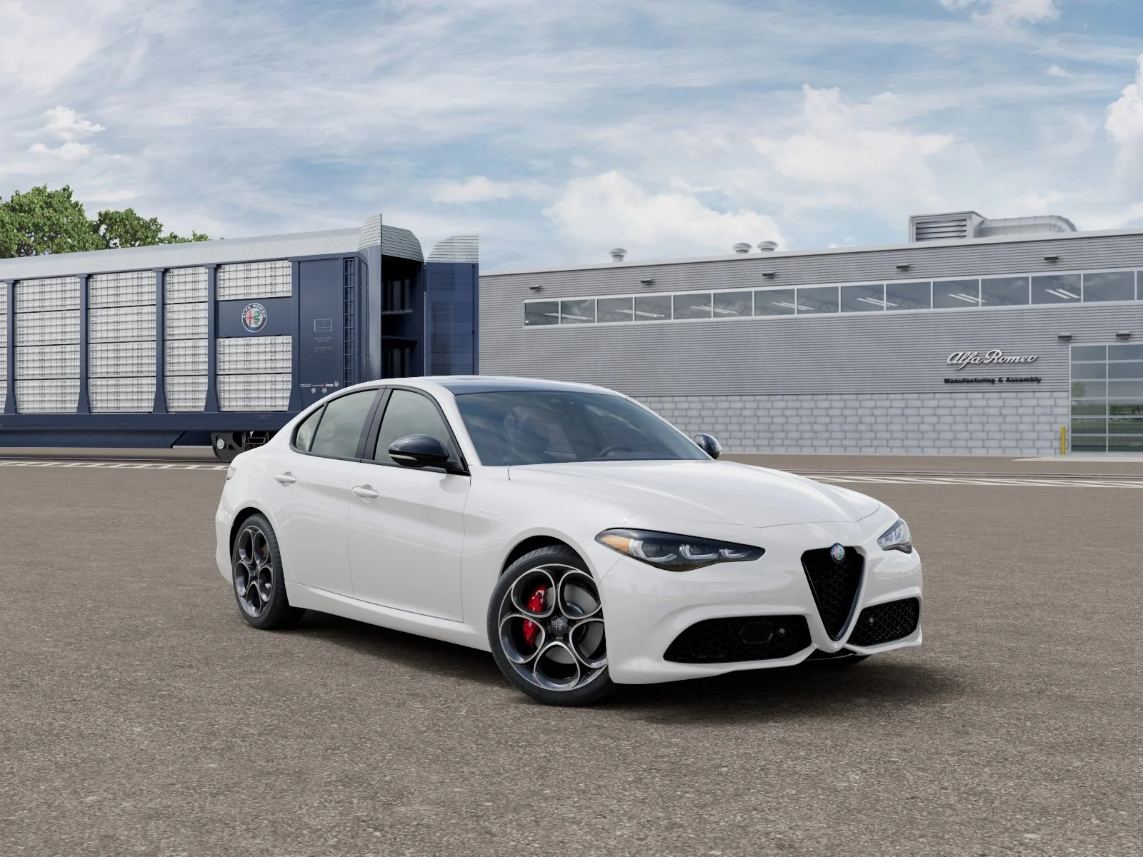 New 2026 Milano White Exterior Paint Alfa Romeo Veloce image 3