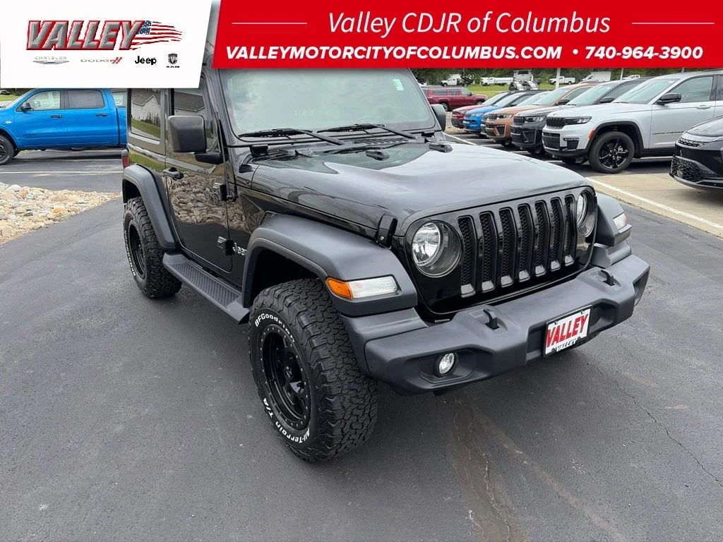 Certified Used 2018 Black Jeep Sport S image 1