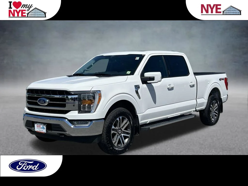 Used 2021 White Ford Lariat image 1