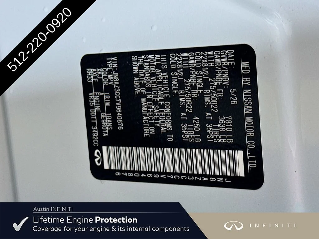 New 2027 White INFINITI AUTOGRAPH image 46