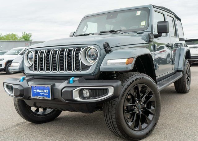 Used 2024 Gray Jeep Sahara 4xe image 1