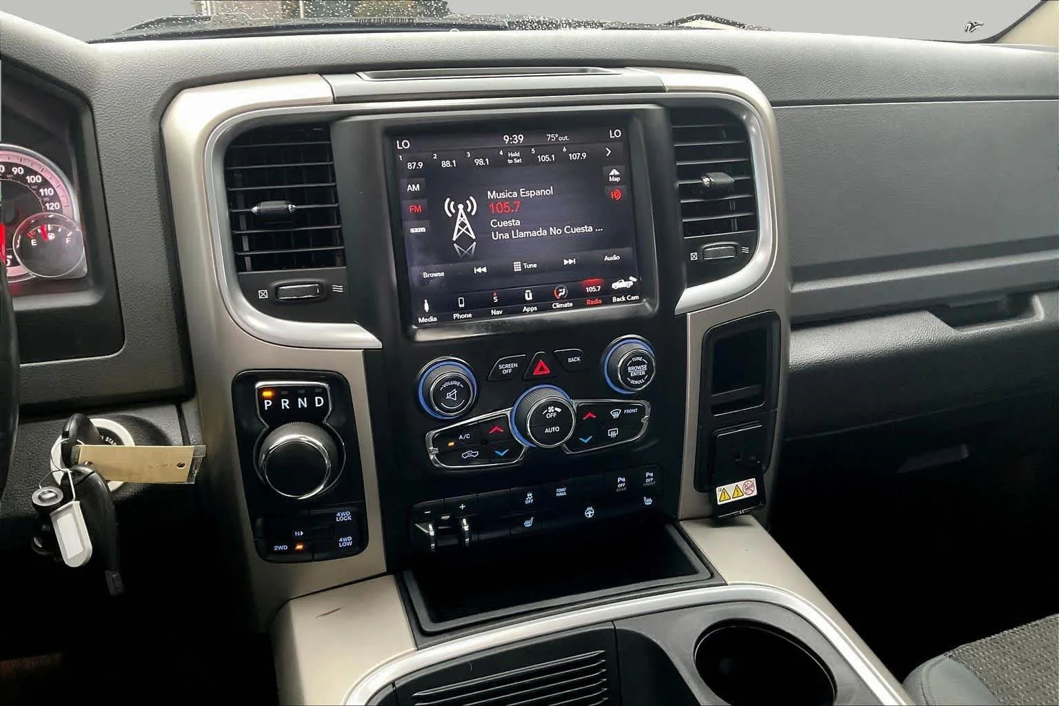 Used 2018 Granite Crystal Metallic Clearcoat Ram SLT image 7