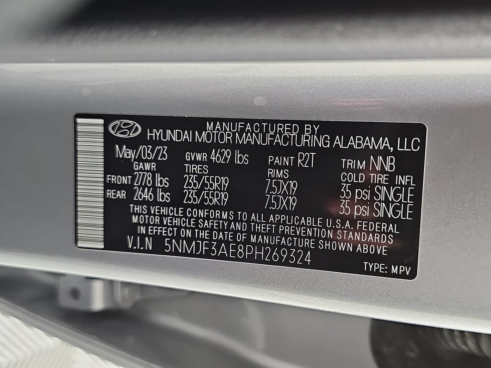 Used 2023 Silver Hyundai SEL image 32