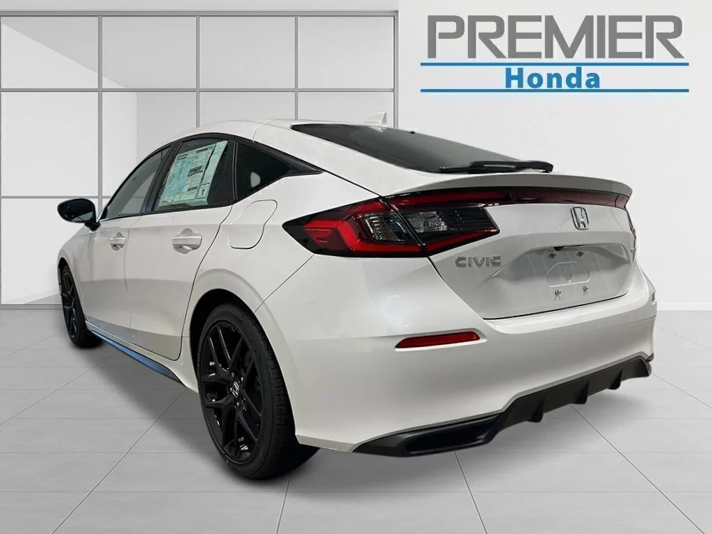 New 2026 Platinum White Pearl Honda FWD Sport image 3