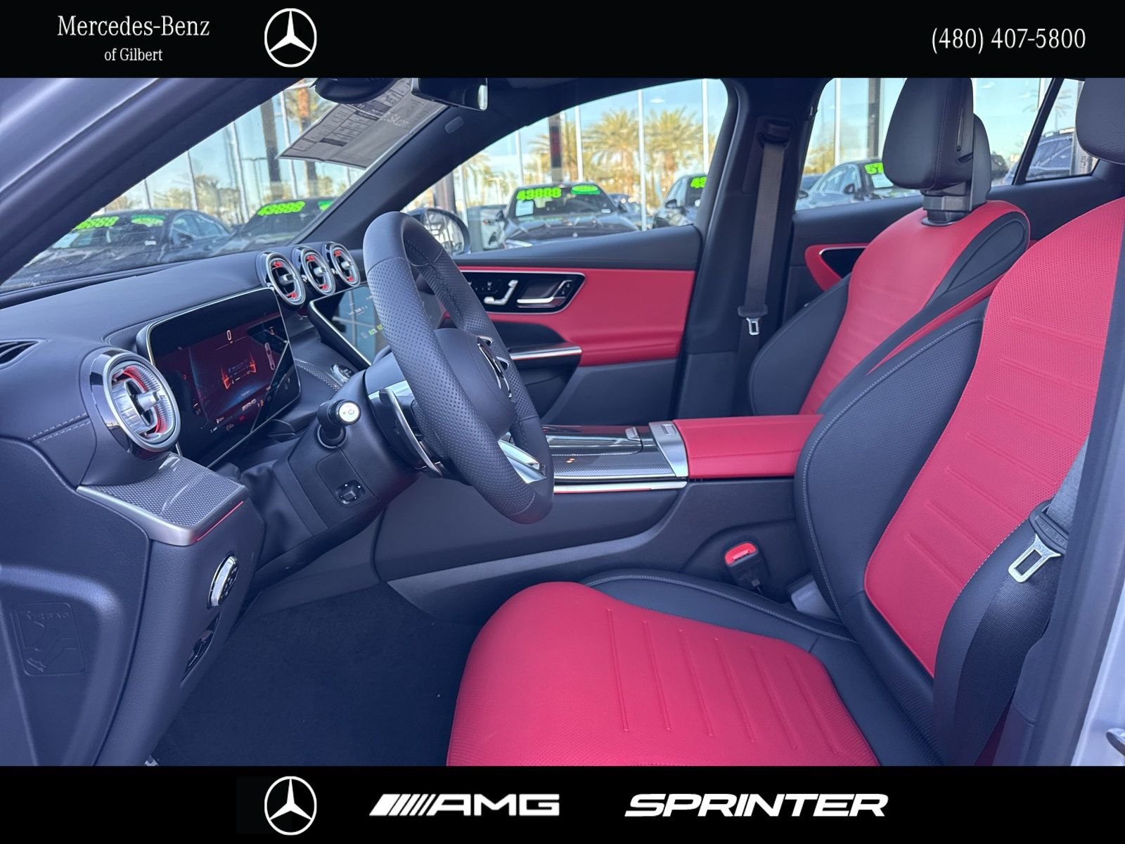 New 2026 MANUFAKTUR Cirrus Silver Magno Mercedes-Benz GLC 43 AMG® COUPE image 9