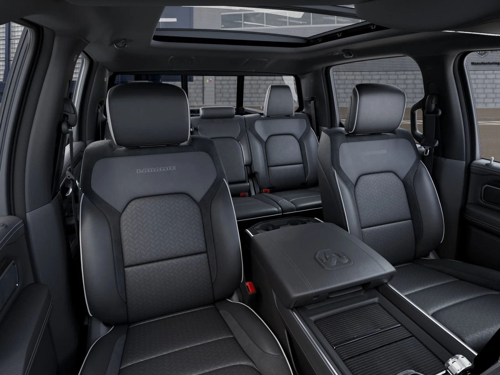 New 2027 Diamond Black Crystal Pearl-Coat Exterior Paint RAM Laramie image 42