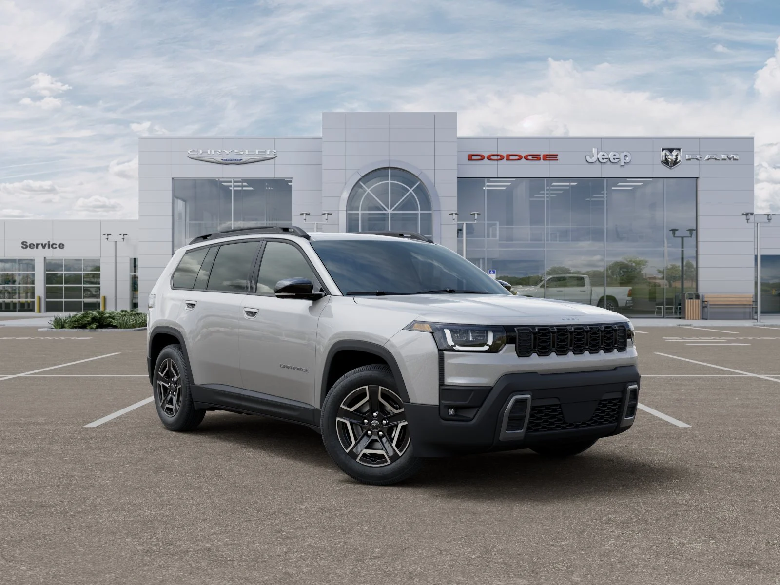 New 2026 Silver Zynith Clear-Coat Exterior Paint Jeep Limited image 28