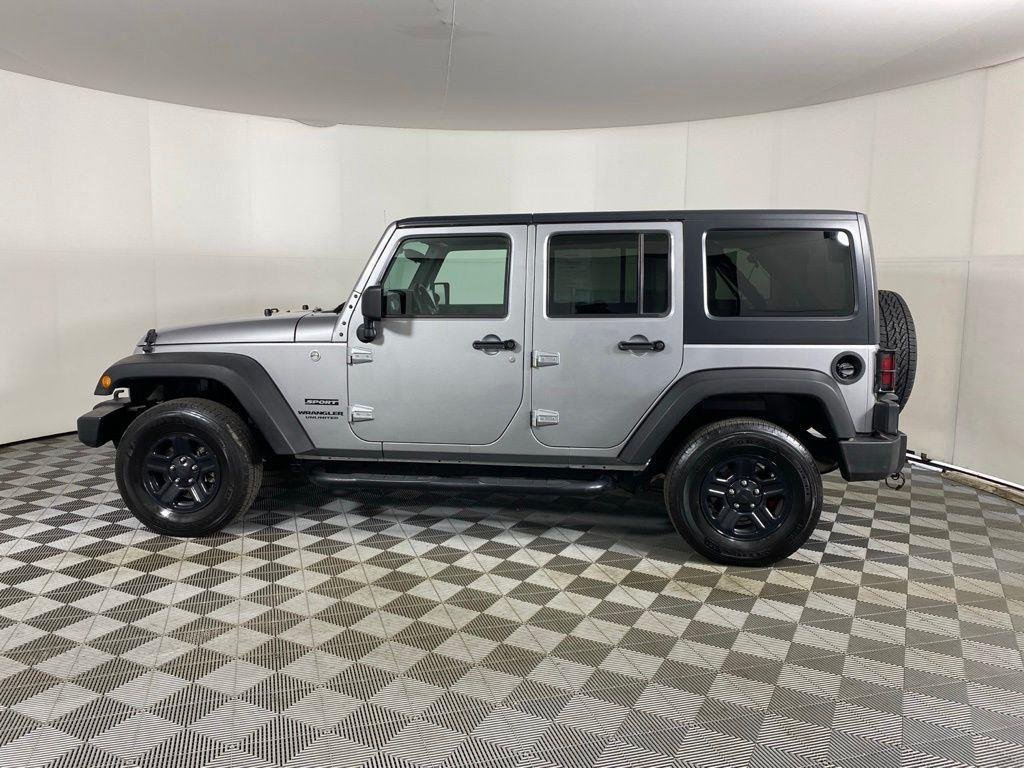Used 2016 Billet Silver Metallic Clearco Jeep Unlimited Sport image 6