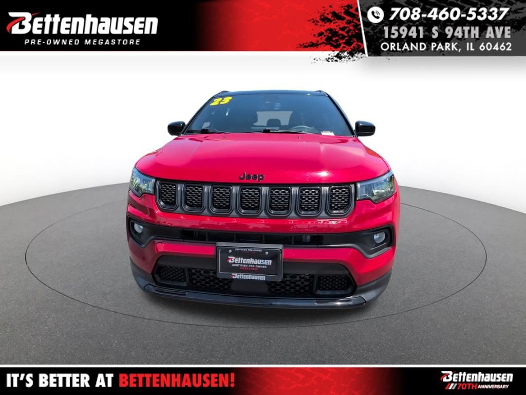 Certified Used 2023 Red Jeep Latitude image 2