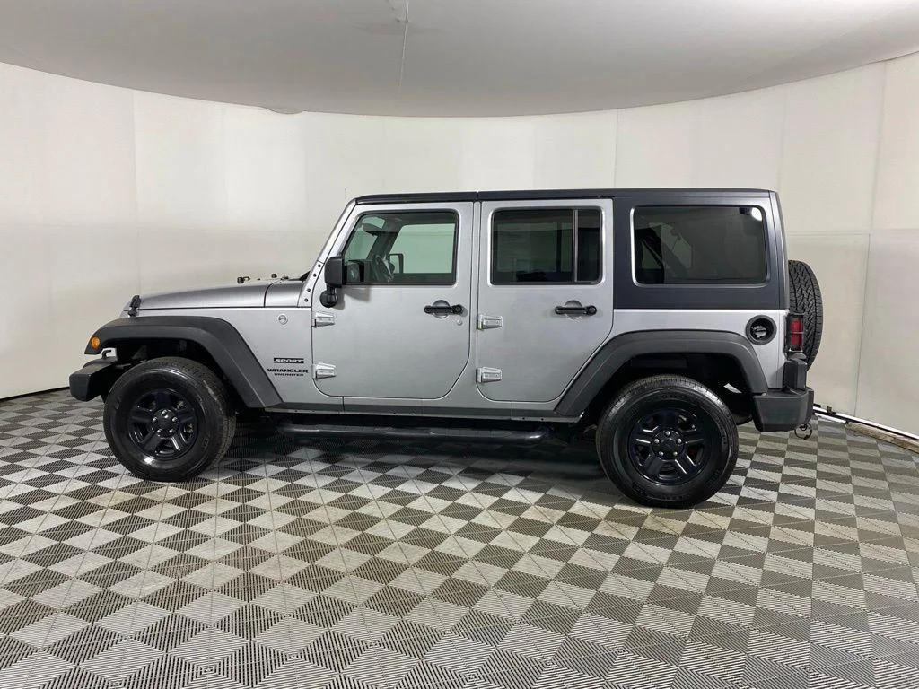Used 2016 Billet Silver Metallic Clearco Jeep Unlimited Sport image 6