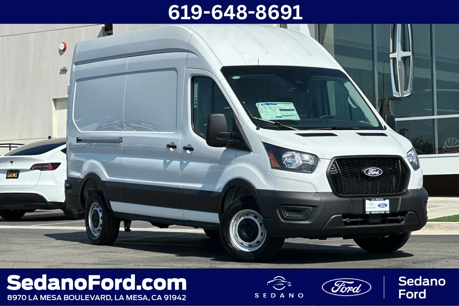 New 2026 Oxford White Ford Cargo Van image 1
