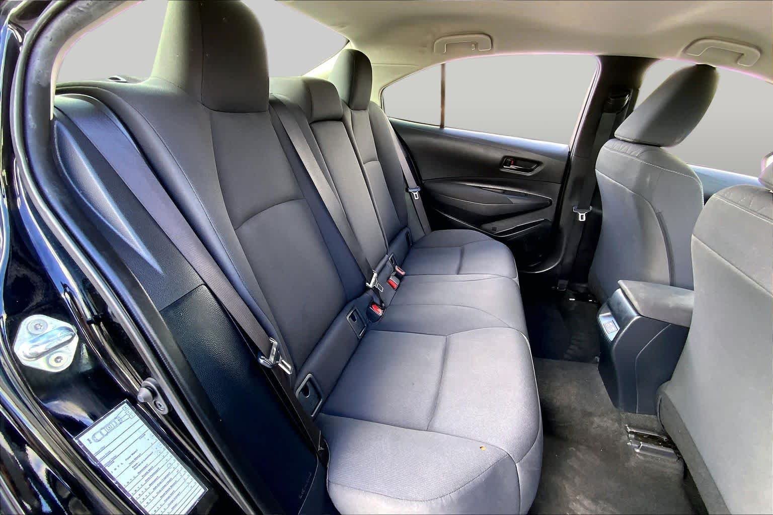 Used 2023 Midnight Black Metallic Toyota LE image 19