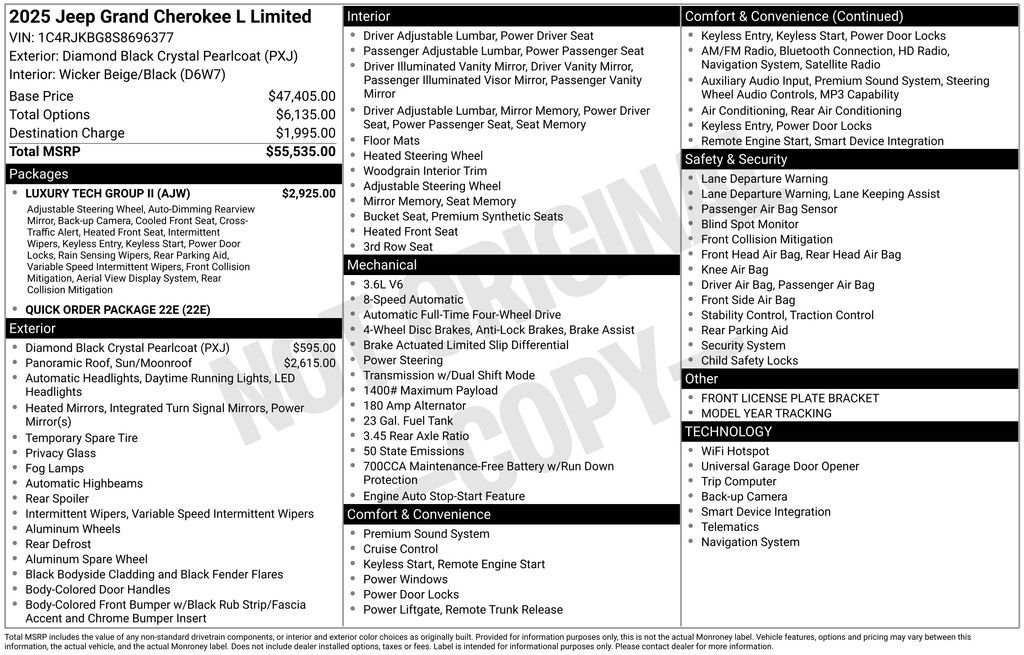 Used 2025 Black Jeep Limited image 6
