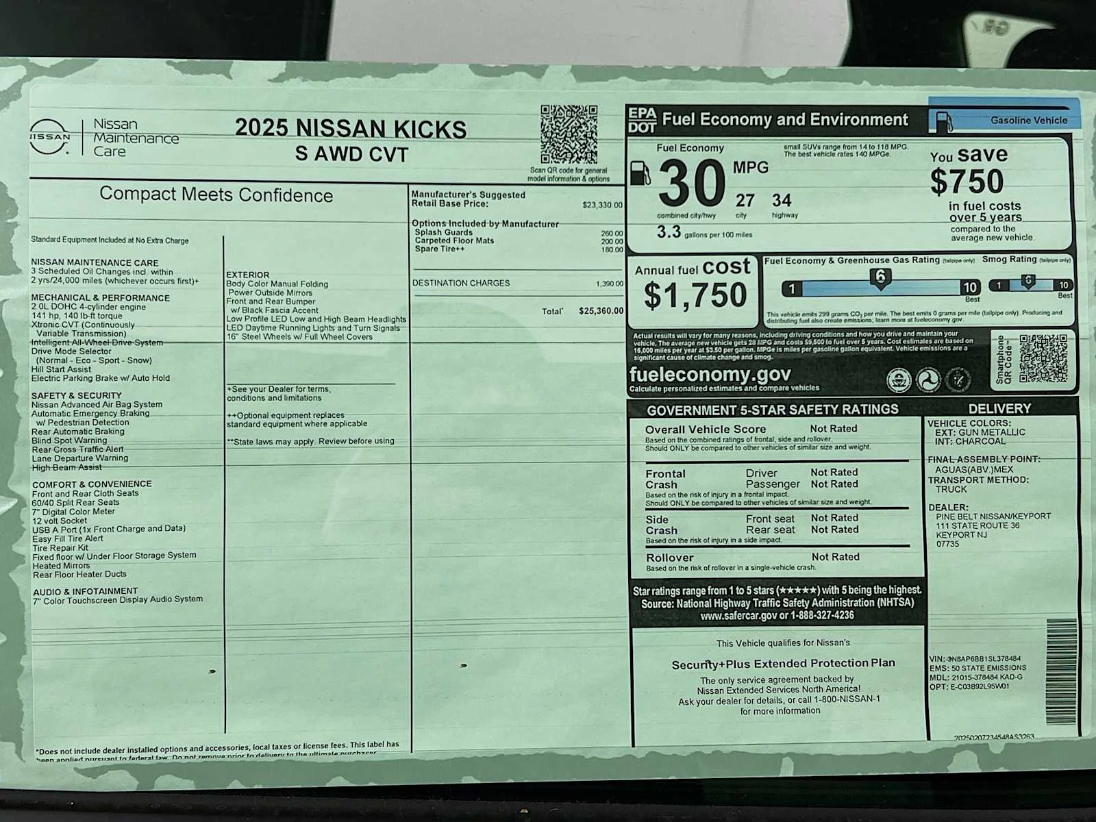 Used 2025 Gun Metallic Nissan S image 6
