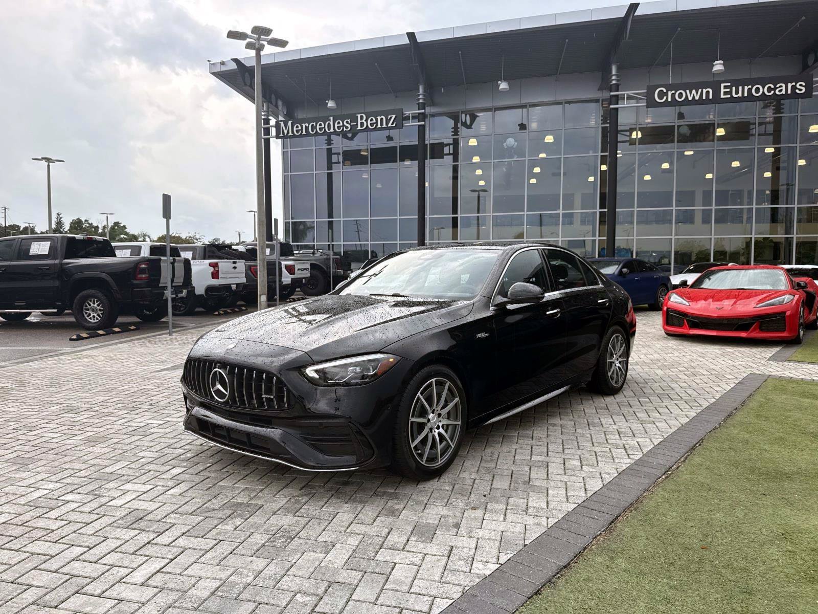 New 2026 Black Mercedes-Benz AMG® C 43 4MATIC® Sedan image 2