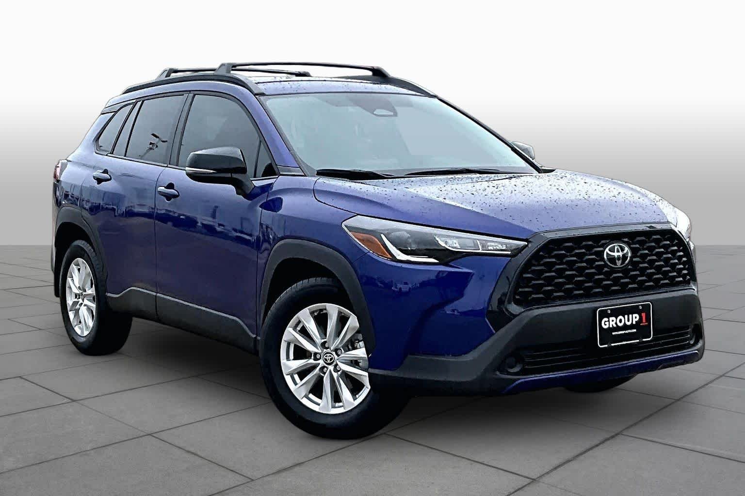 Used 2025 Blue Crush Metallic Toyota LE image 3
