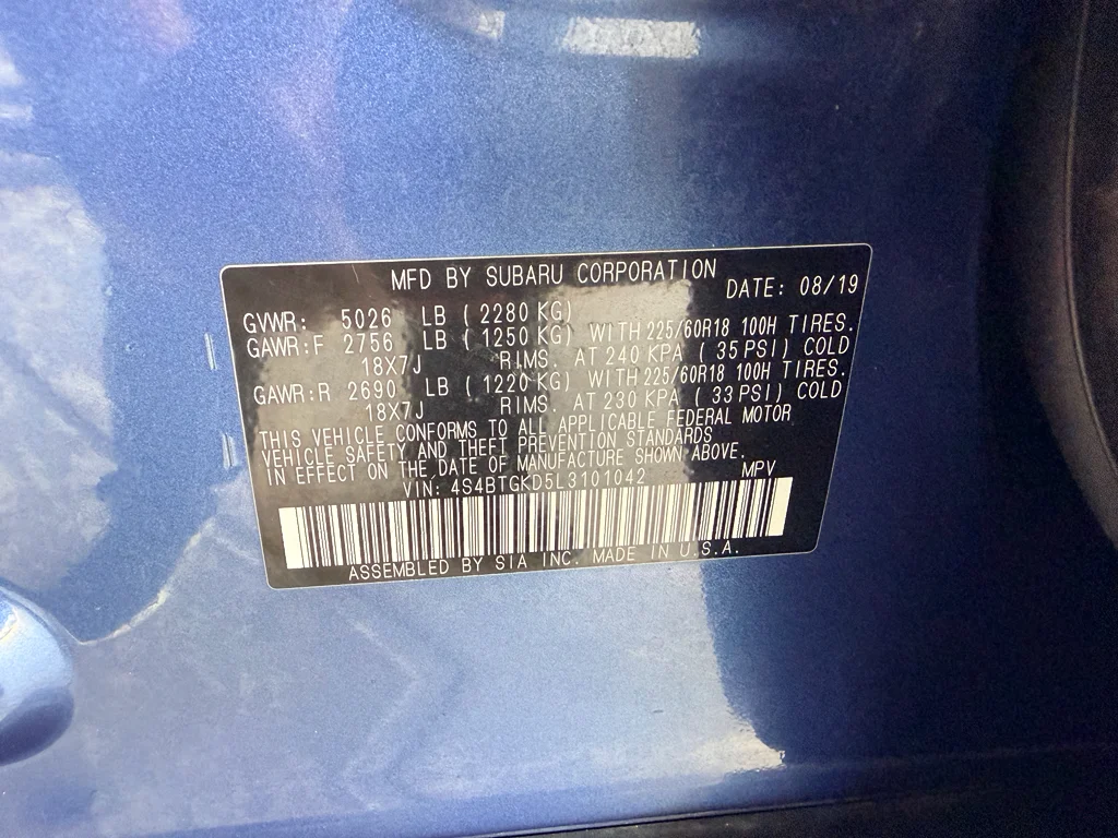 Used 2020 Abyss Blue Pearl Subaru Onyx Edition XT image 31