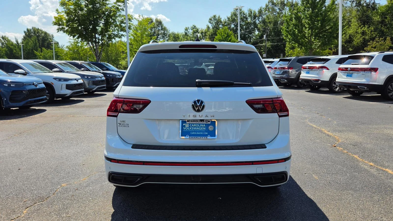 Certified Used 2023 Opal White Pearl Volkswagen SE R-Line Black image 4