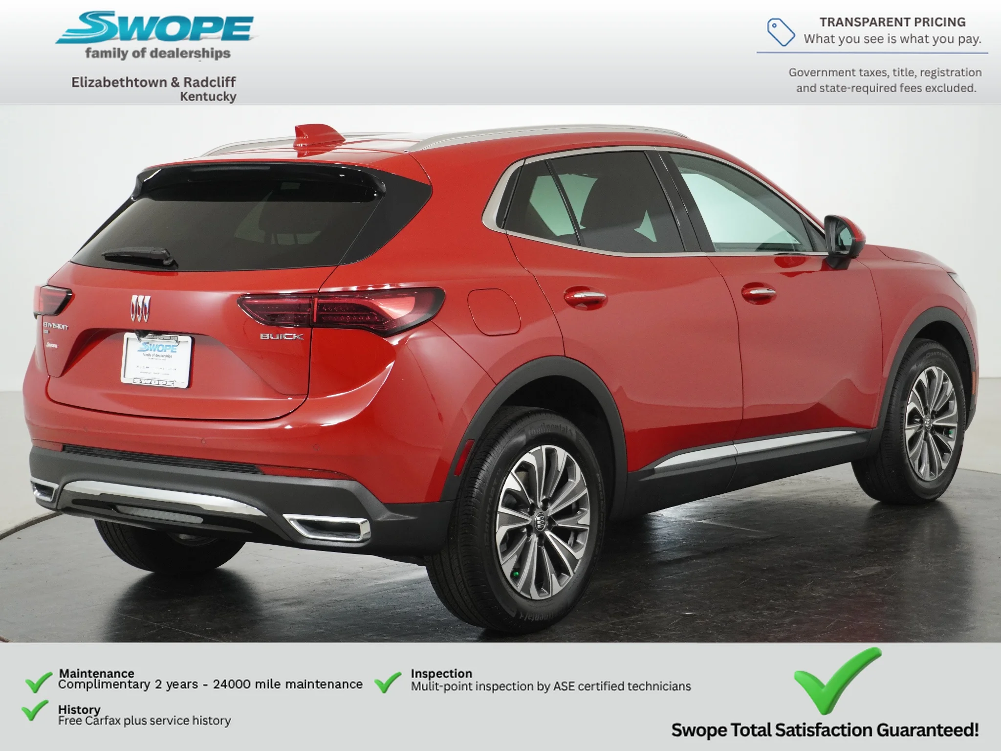 Used 2025 Brilliant Red Buick Preferred image 3