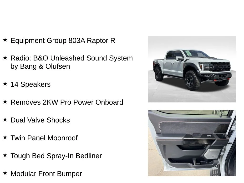 Used 2024 White Ford Raptor image 31