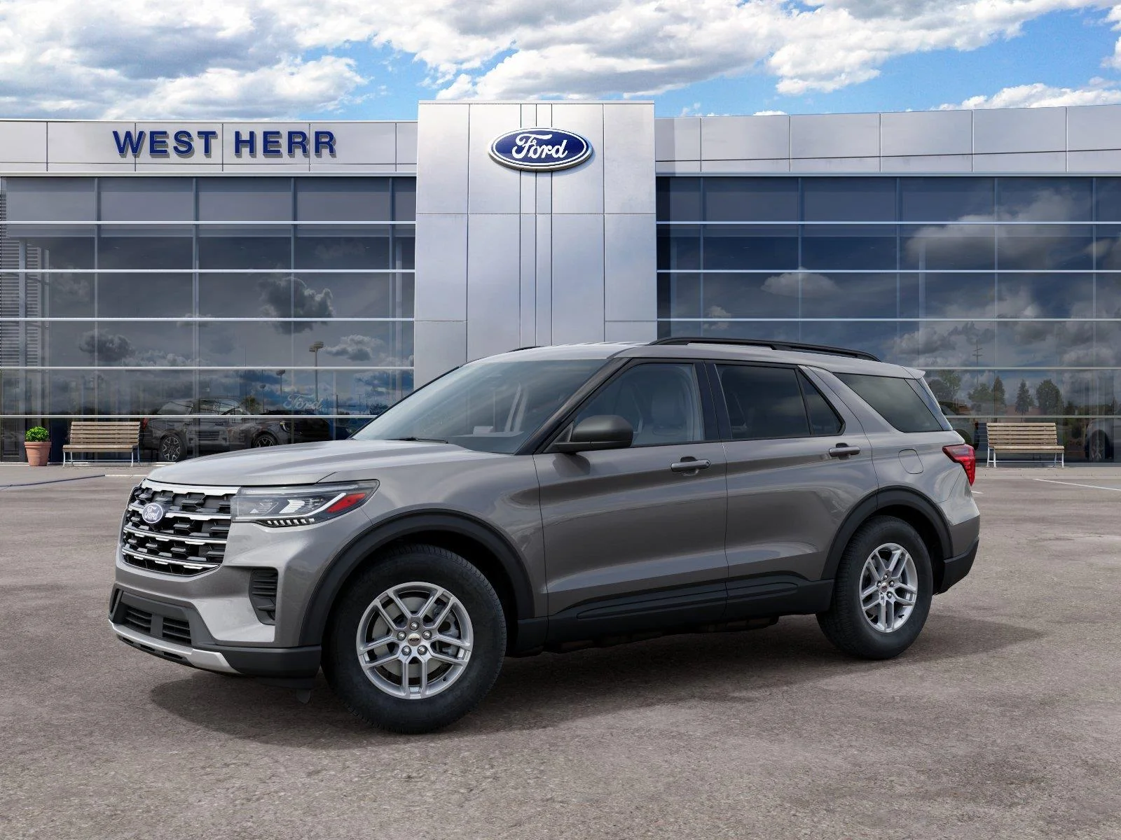 New 2027 Carbonized Gray Metallic Ford Active image 2