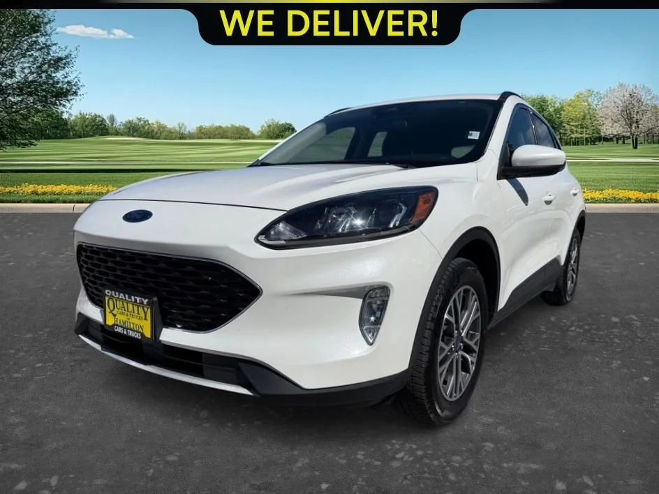 Used 2020 White Ford SEL image 1