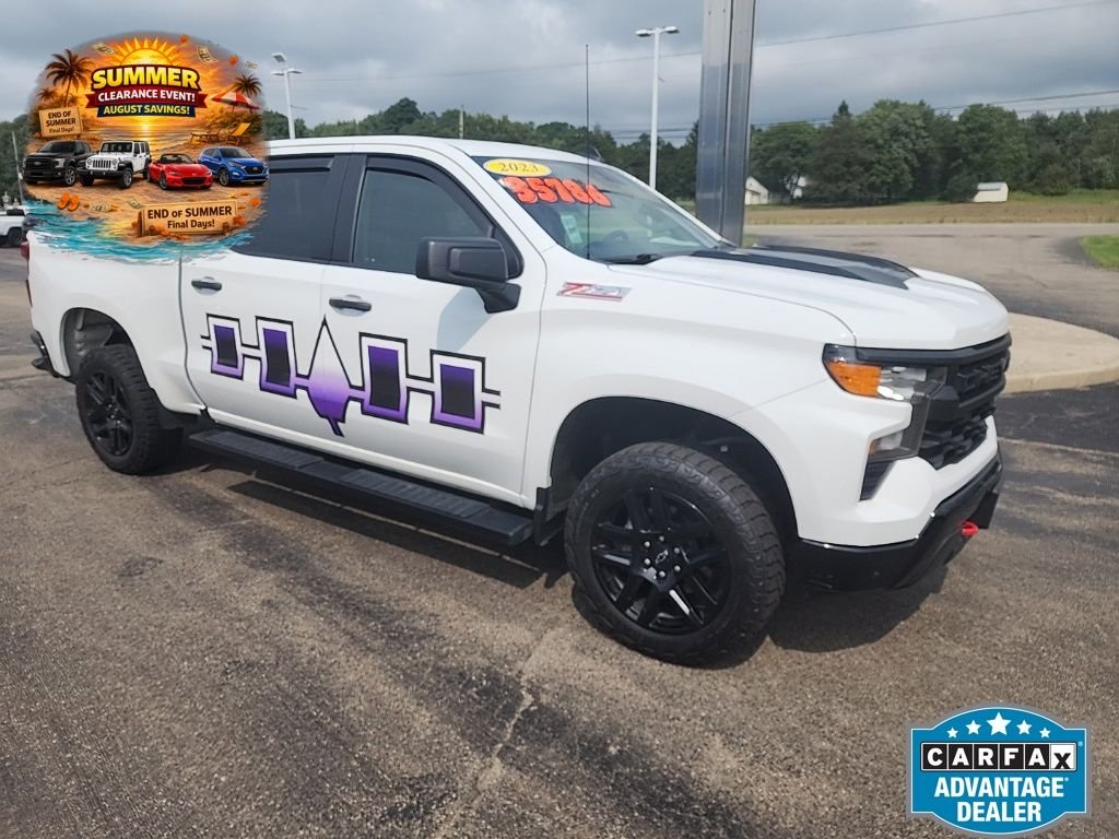 Used 2023 White Chevrolet Custom Trail Boss image 1