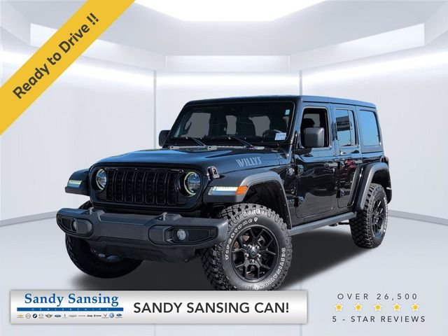 Used 2024 Black Jeep Willys image 1