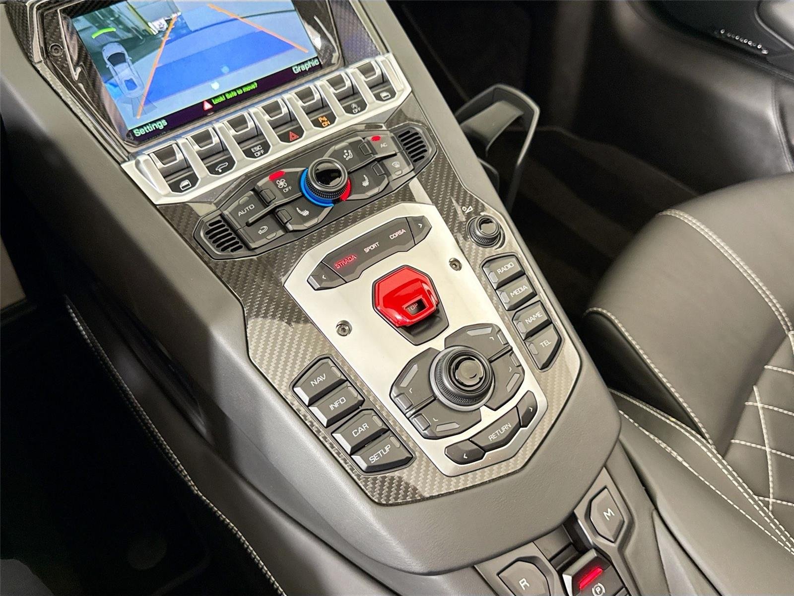 Used 2016 Nero Aldebaran Lamborghini LP 700-4 | Vorsteiner Carbon Wing | Carbon Interior image 21