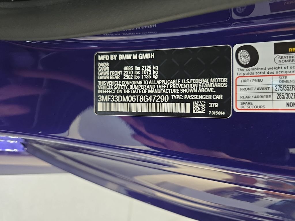 New 2026 Velvet Blue Metallic BMW CS image 27