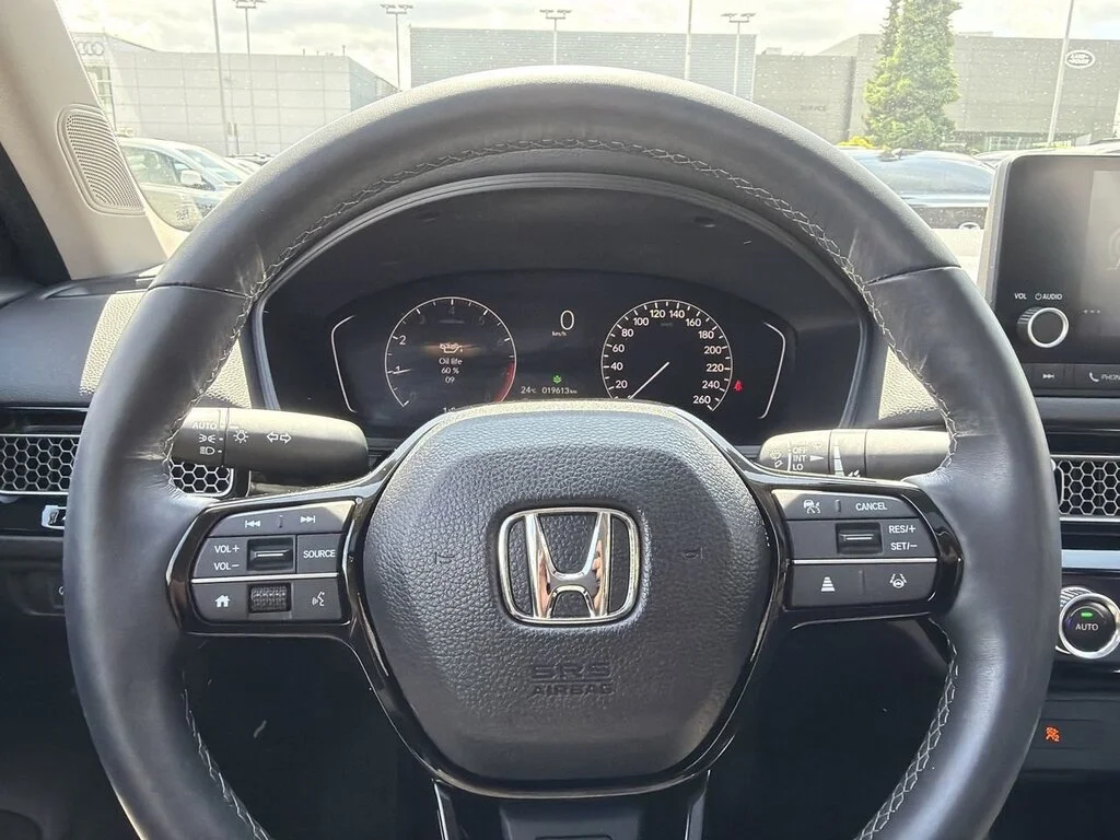 Used 2023 Platinum White Pearl Honda Sedan EX CVT Certified Pre-Owned   Clean Title   O image 22