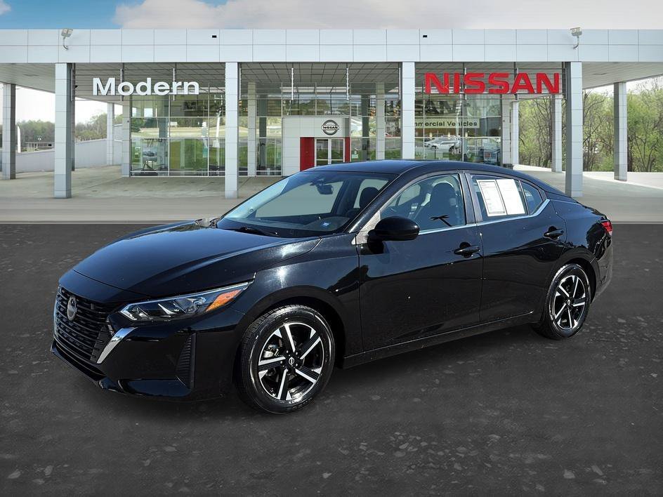 Used 2025 Super Black Nissan SV image 1