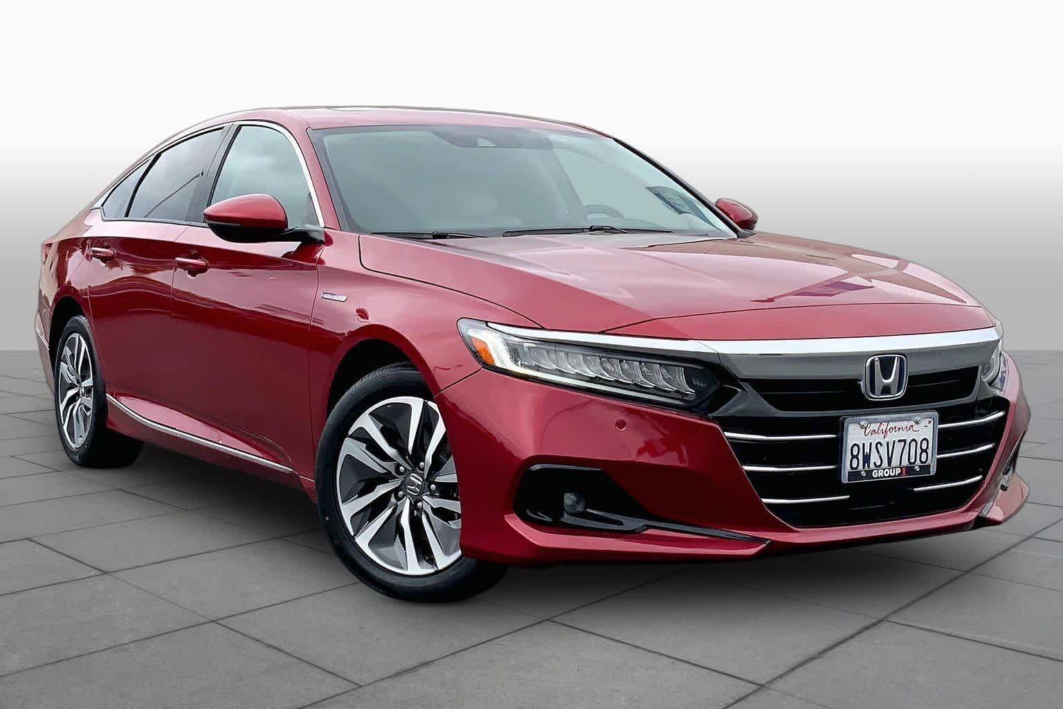 Used 2021 Radiant Red Metallic Honda EX-L image 2