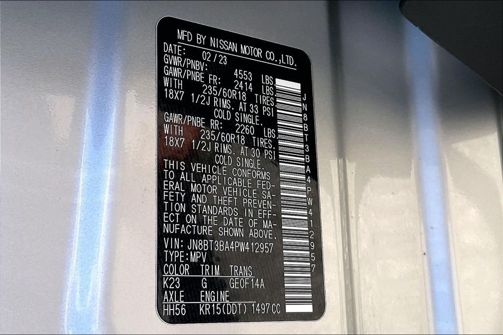 2023 Nissan Rogue SV - Photo 34