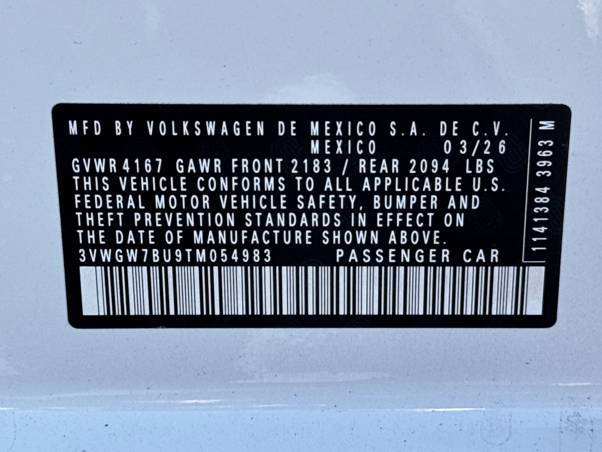 New 2026 Opal White Pearl Volkswagen SEL image 35