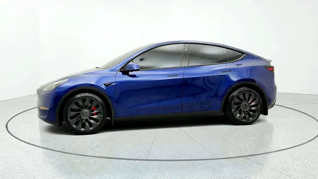 Used 2024 Deep Blue Metallic Tesla Performance AWD image 8