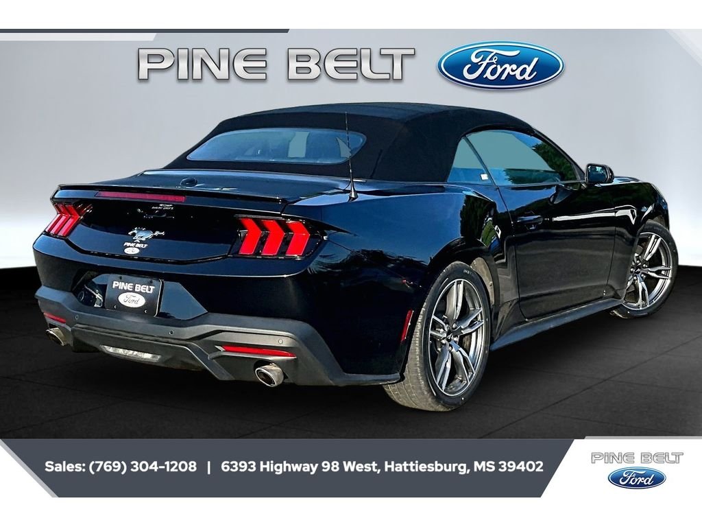 Used 2024 BLACK Ford EcoBoost Convertible image 6