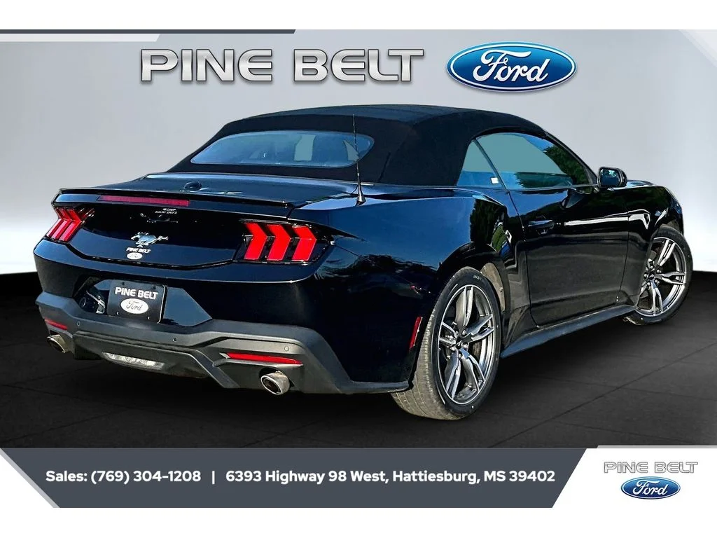 Used 2024 BLACK Ford EcoBoost Convertible image 11
