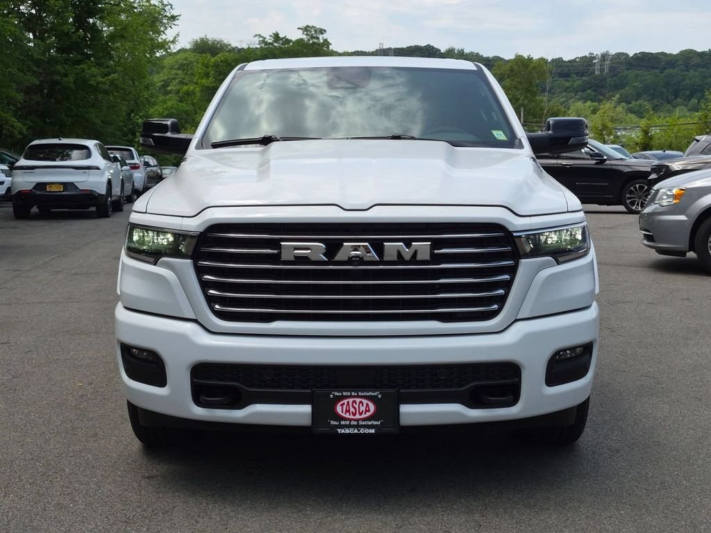 New 2026 Bright White Clear-Coat Exterior Paint RAM Laramie image 8