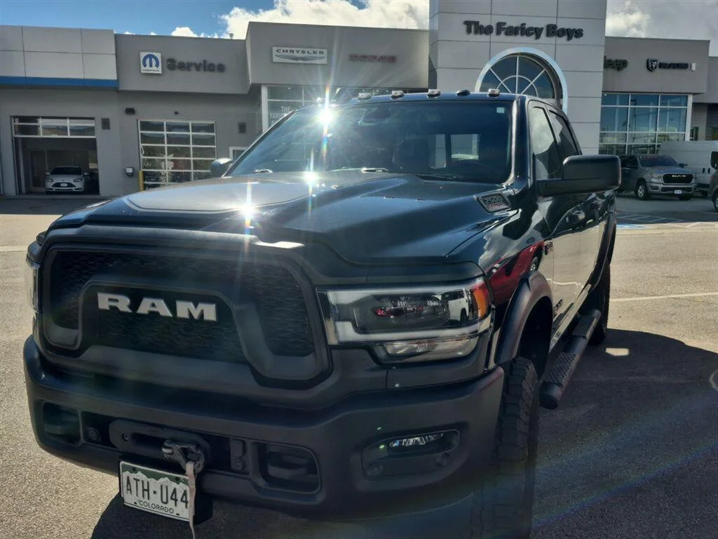 Used 2022 Diamond Black Crystal Pearlcoat Ram Power Wagon image 1