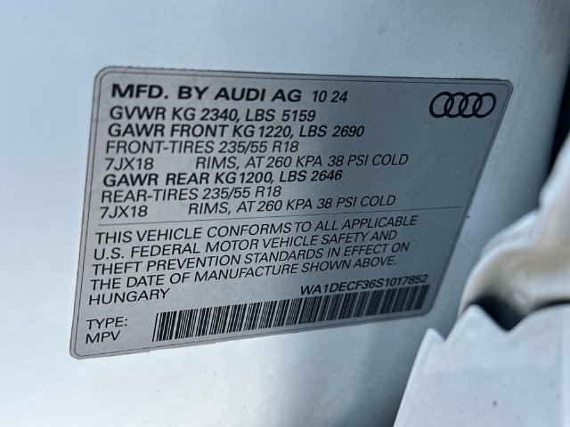 Used 2025 White Audi Premium image 20