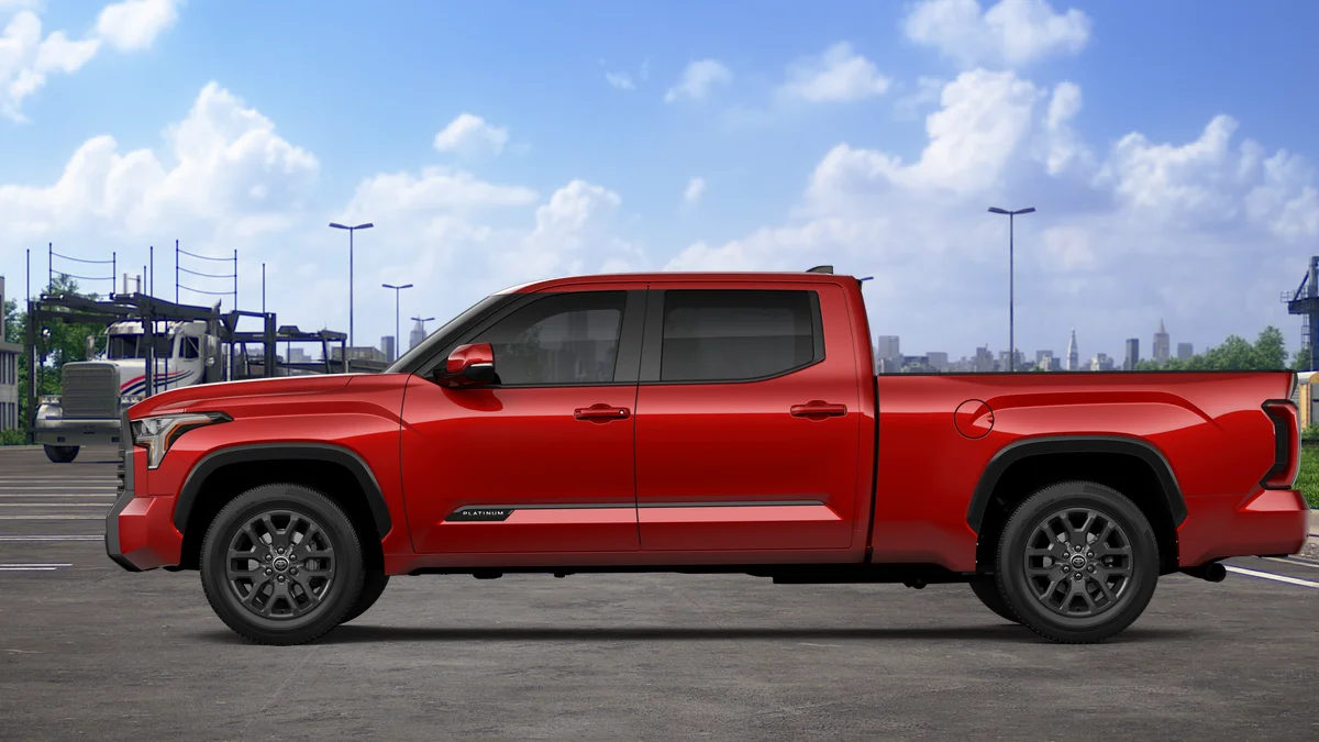 New 2026 Supersonic Red Toyota Platinum image 4