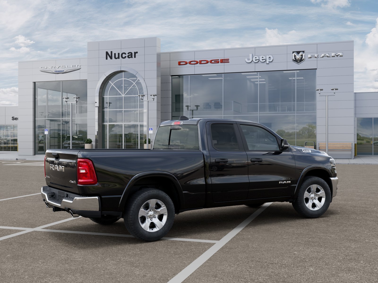 New 2026 Diamond Black Crystal Pearl-Coat Exterior Paint RAM Big Horn/Lone Star image 23