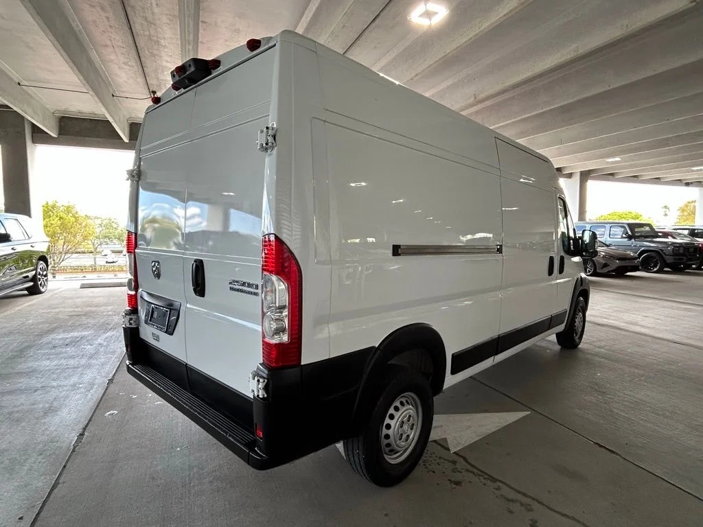 Used 2025 Bright White Clearcoat Ram High Roof image 5