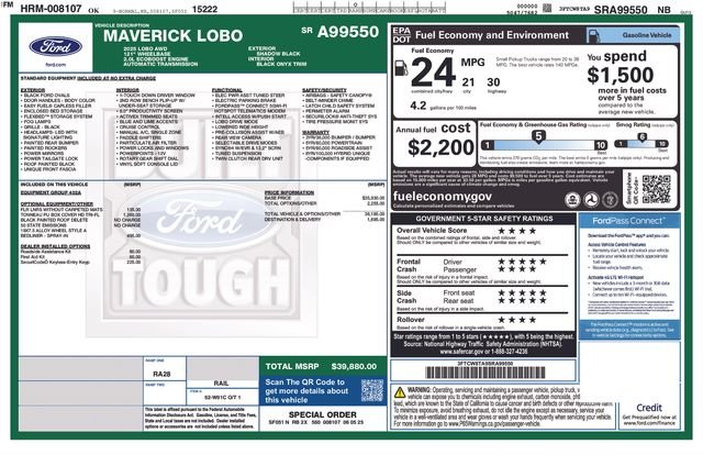 Used 2025 Black Ford Lobo Standard image 54