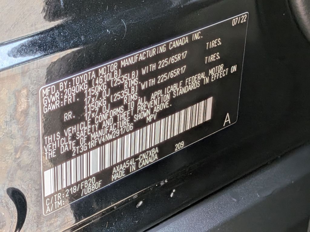 Used 2022 Black Toyota LE image 32