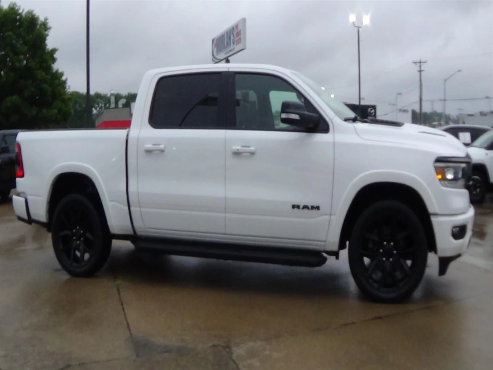 Certified Used 2022 Bright White Clear Coat (pw7) RAM Laramie image 5