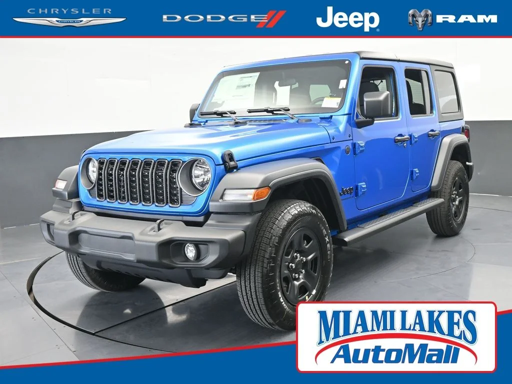 New 2026 Hydro Blue Pearl-Coat Exterior Paint Jeep Sport image 1