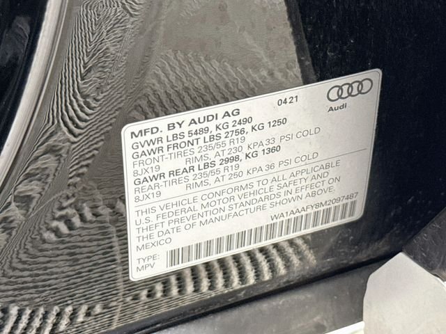 Used 2021 Brilliant Black Audi 45 Premium image 30